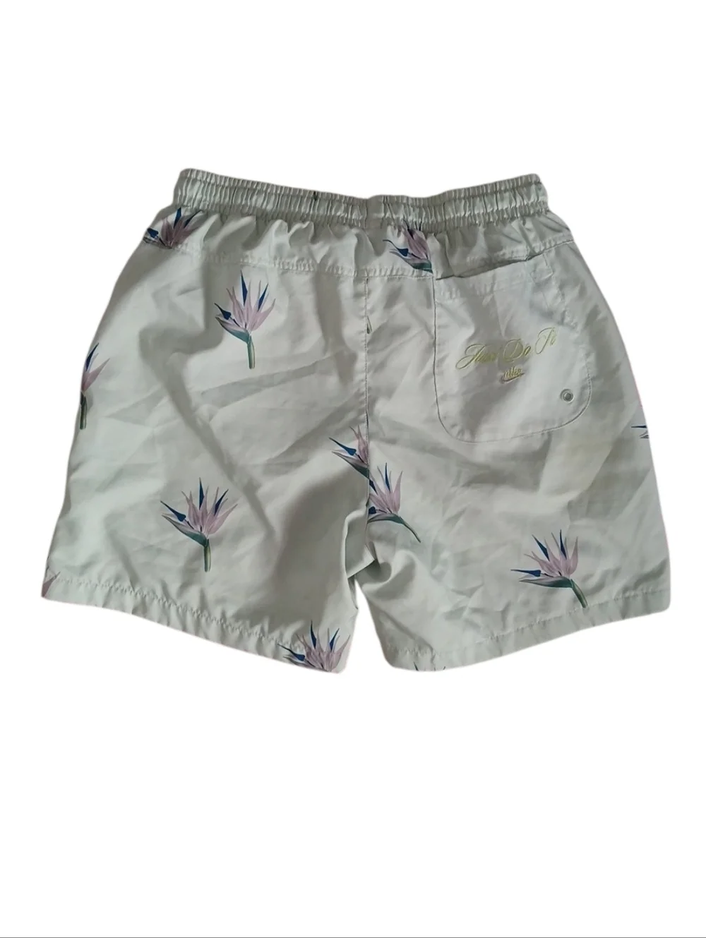 Nike NSW Light Mint Tropical Floral Print Swimtrunks‎ Mens Small